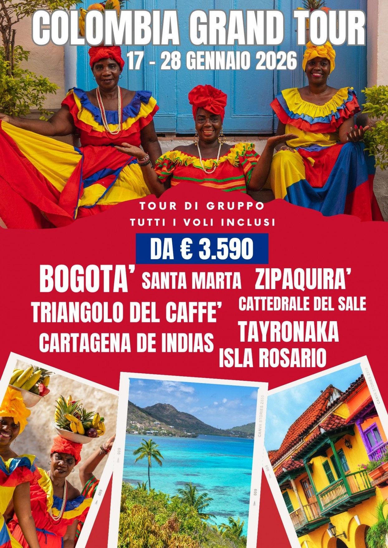 tour di gruppo Colombia