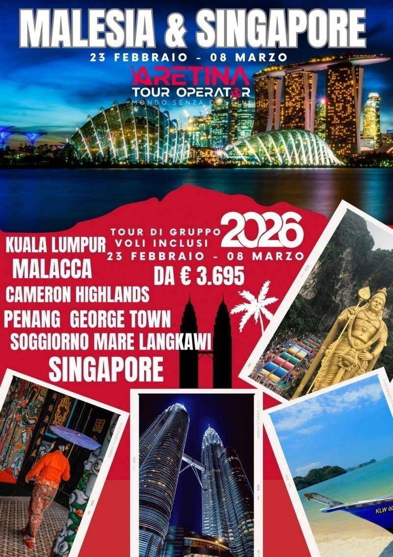 viaggio organizzato Malesia Singapore con mare