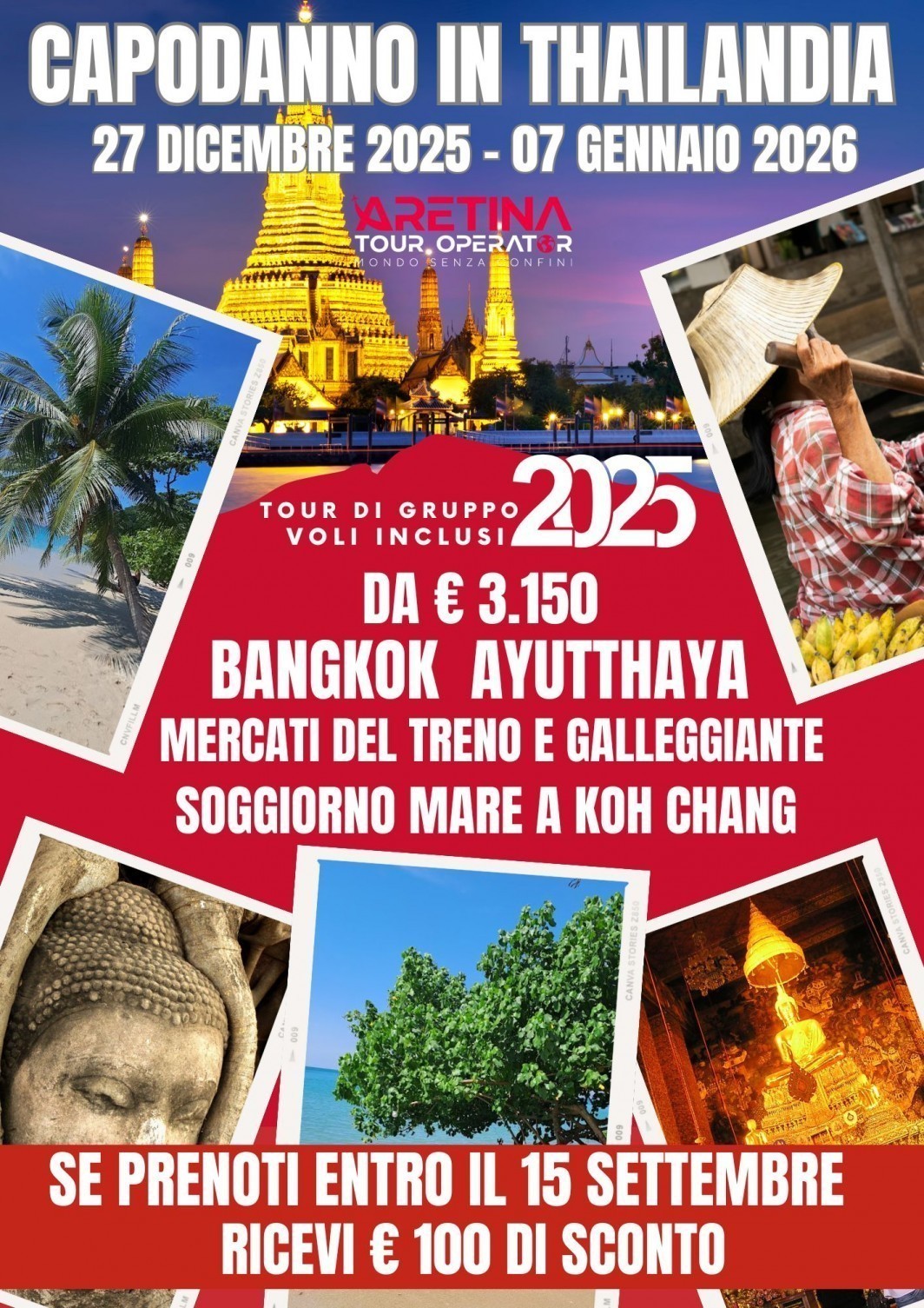 tour di gruppo Thailandia capodanno