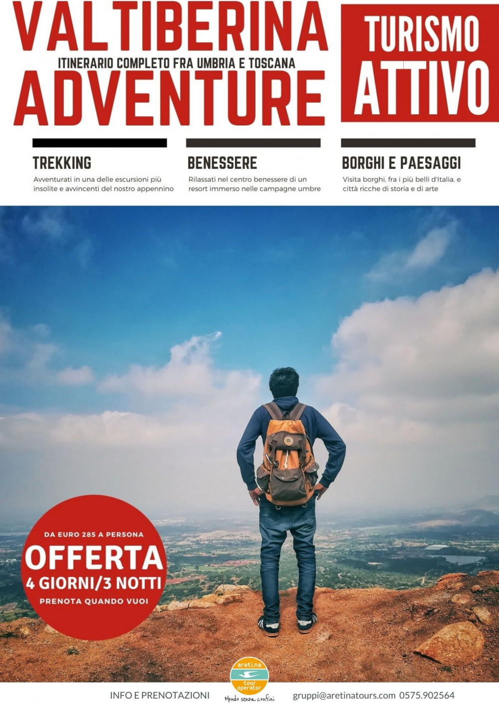 weekend offerte Umbria Toscana trekking