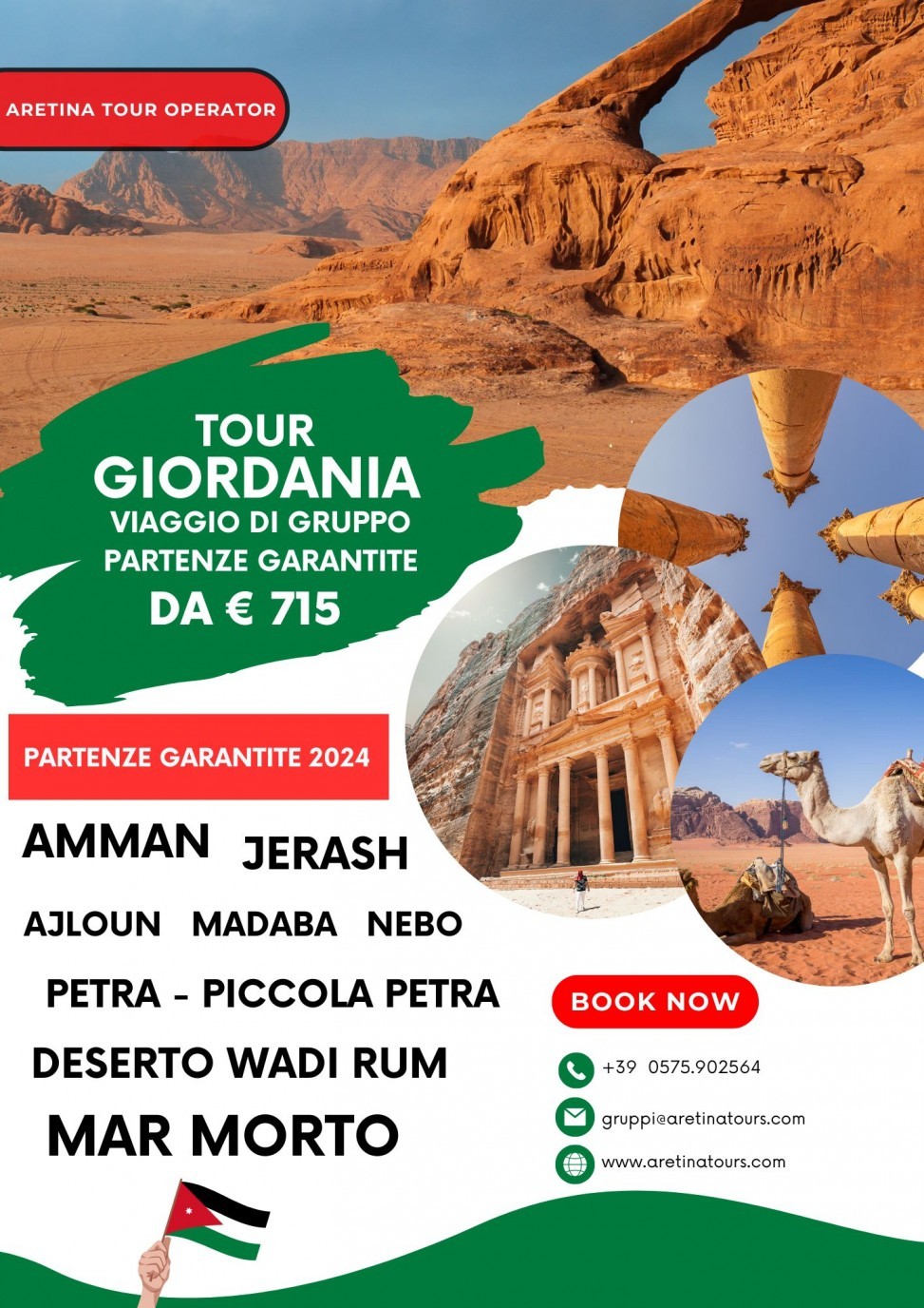 tour di gruppo Giordania