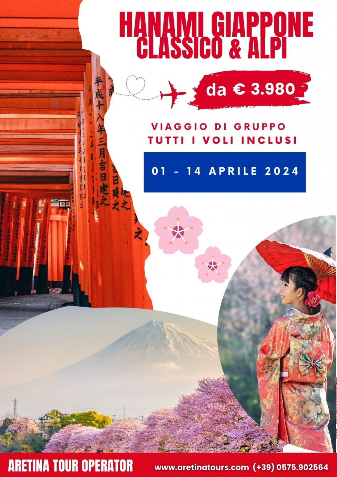 viaggio di gruppo Giappone fioritura ciliegi