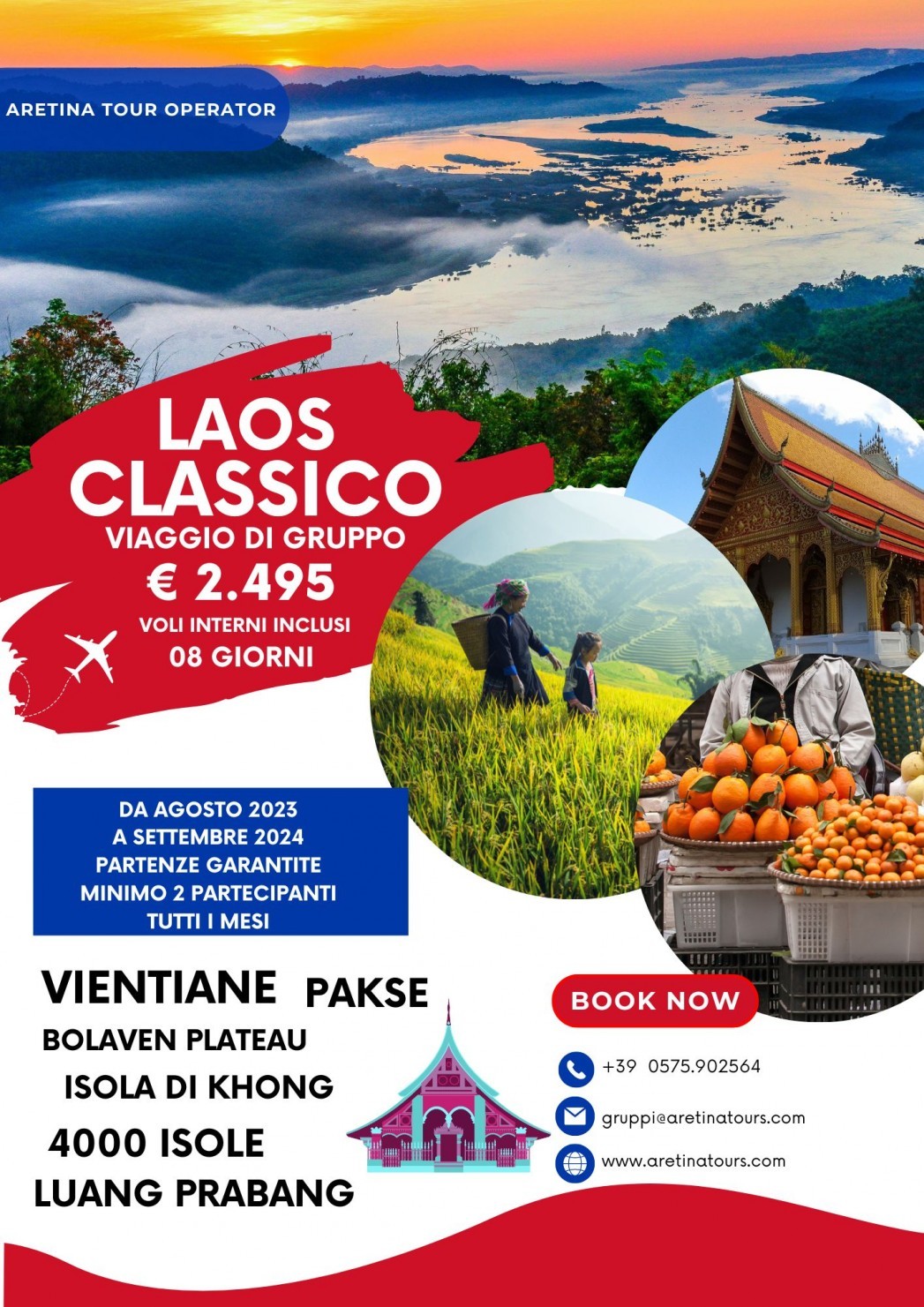 tour organizzato Laos