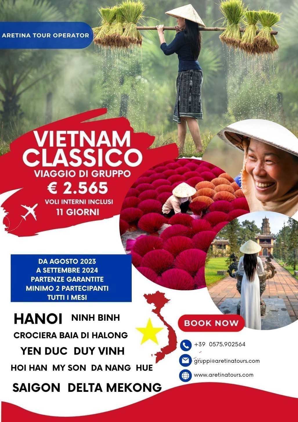 tour gruppo Vietnam con guida