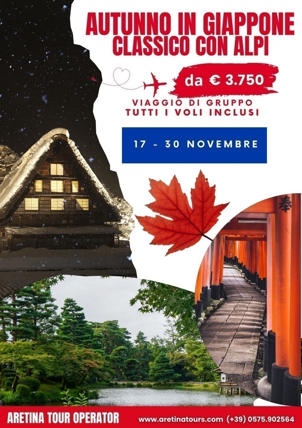 viaggio Giappone alpi autunno