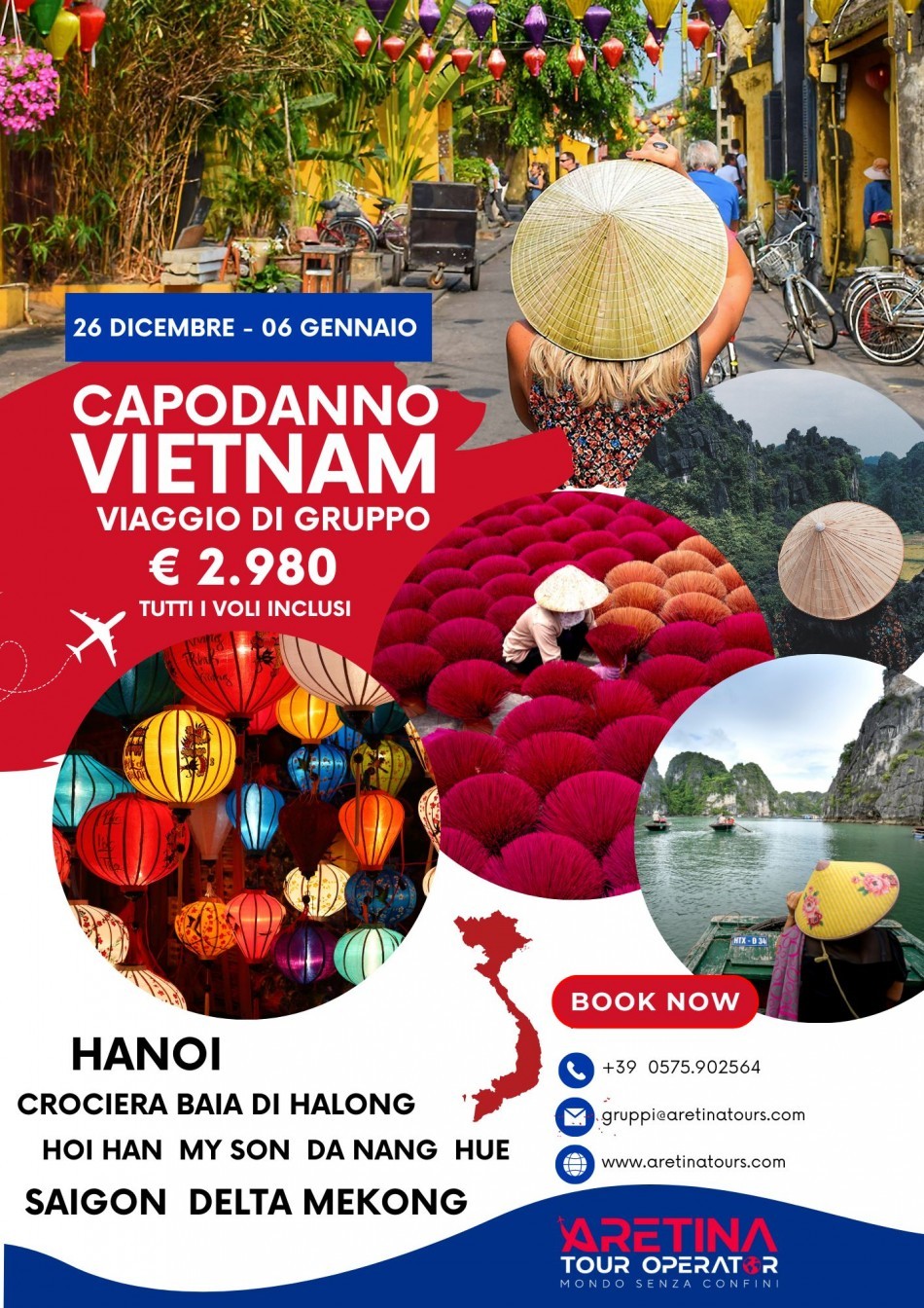 tour organizzato vietnam capodanno