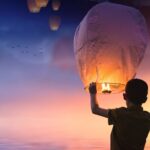 Loi Krathong Lanterne in Thailandia