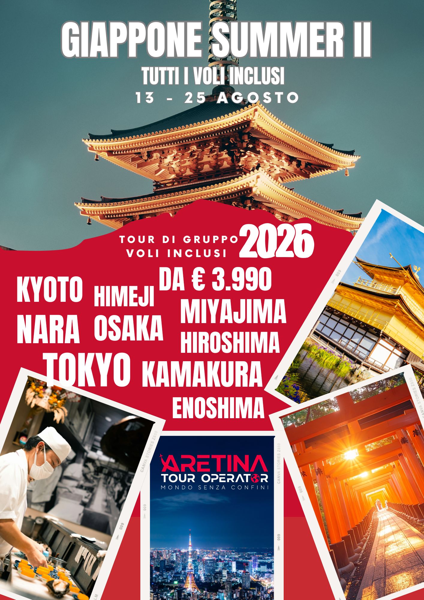 pacchetti viaggi organizzati Giappone estate