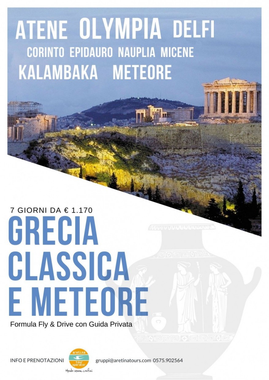 tour grecia classica meteore itinerario completo Grecia classica