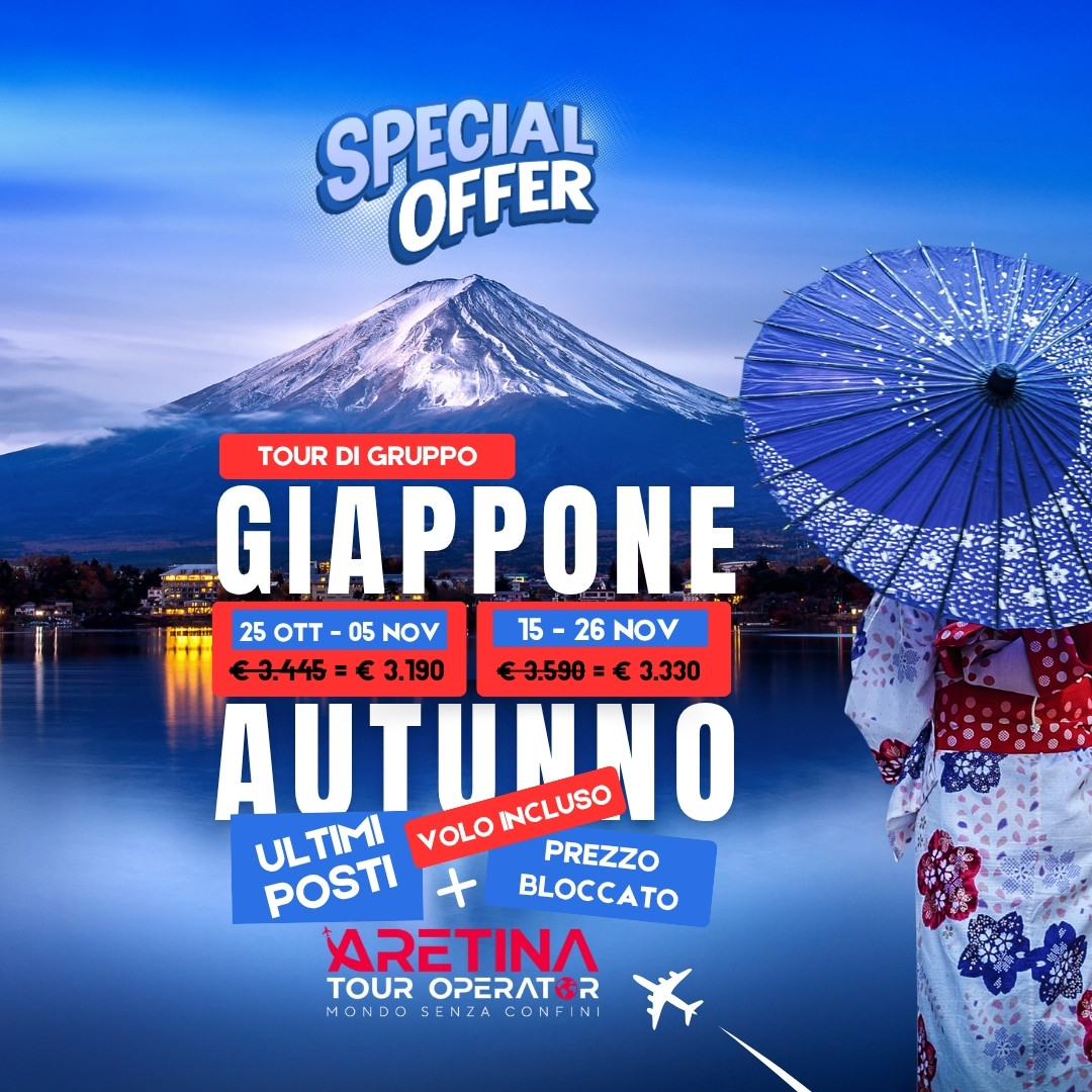 offerta Giappone autunno tour gruppo