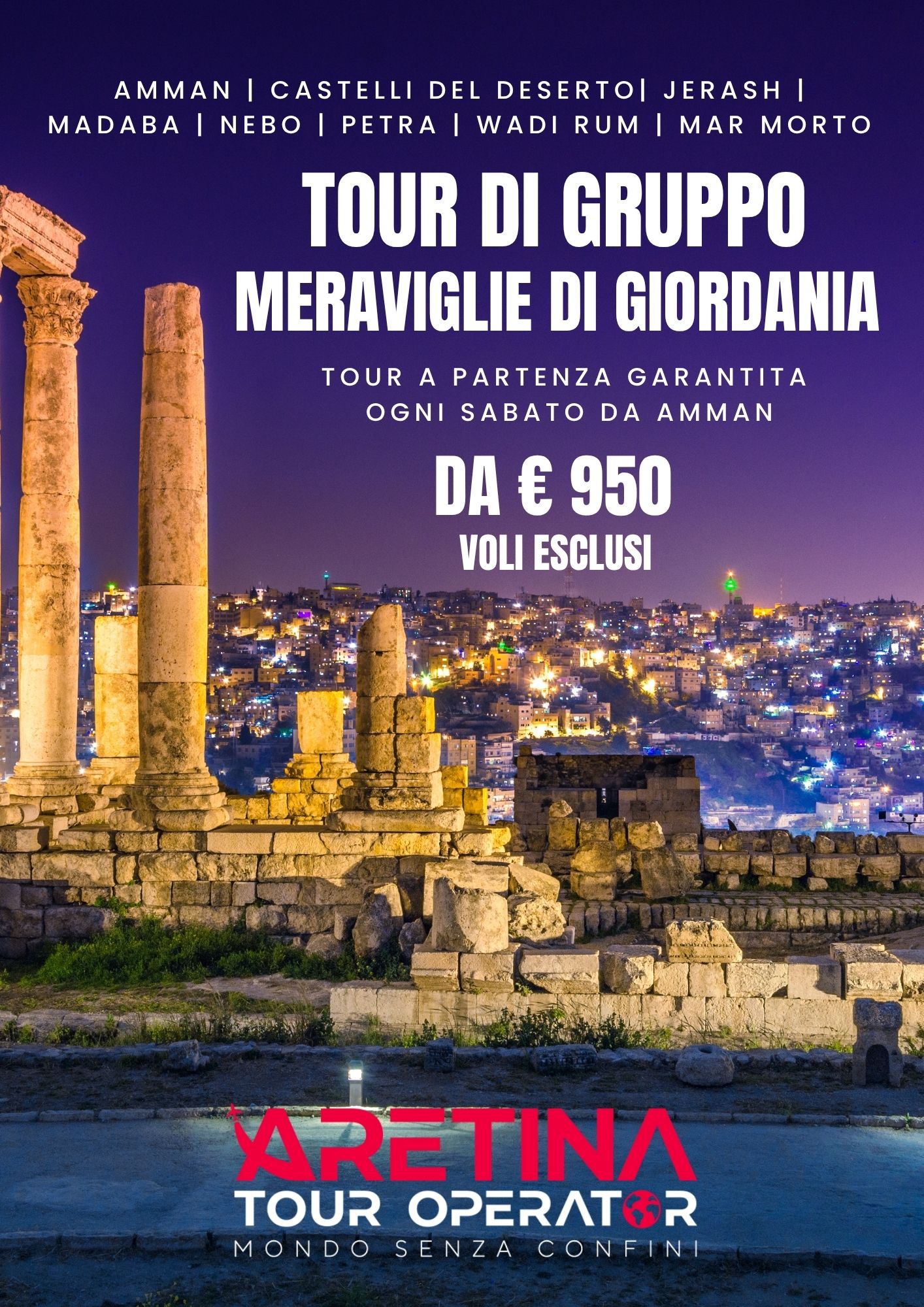 offerte tour organizzati in Giordania guida in italiano