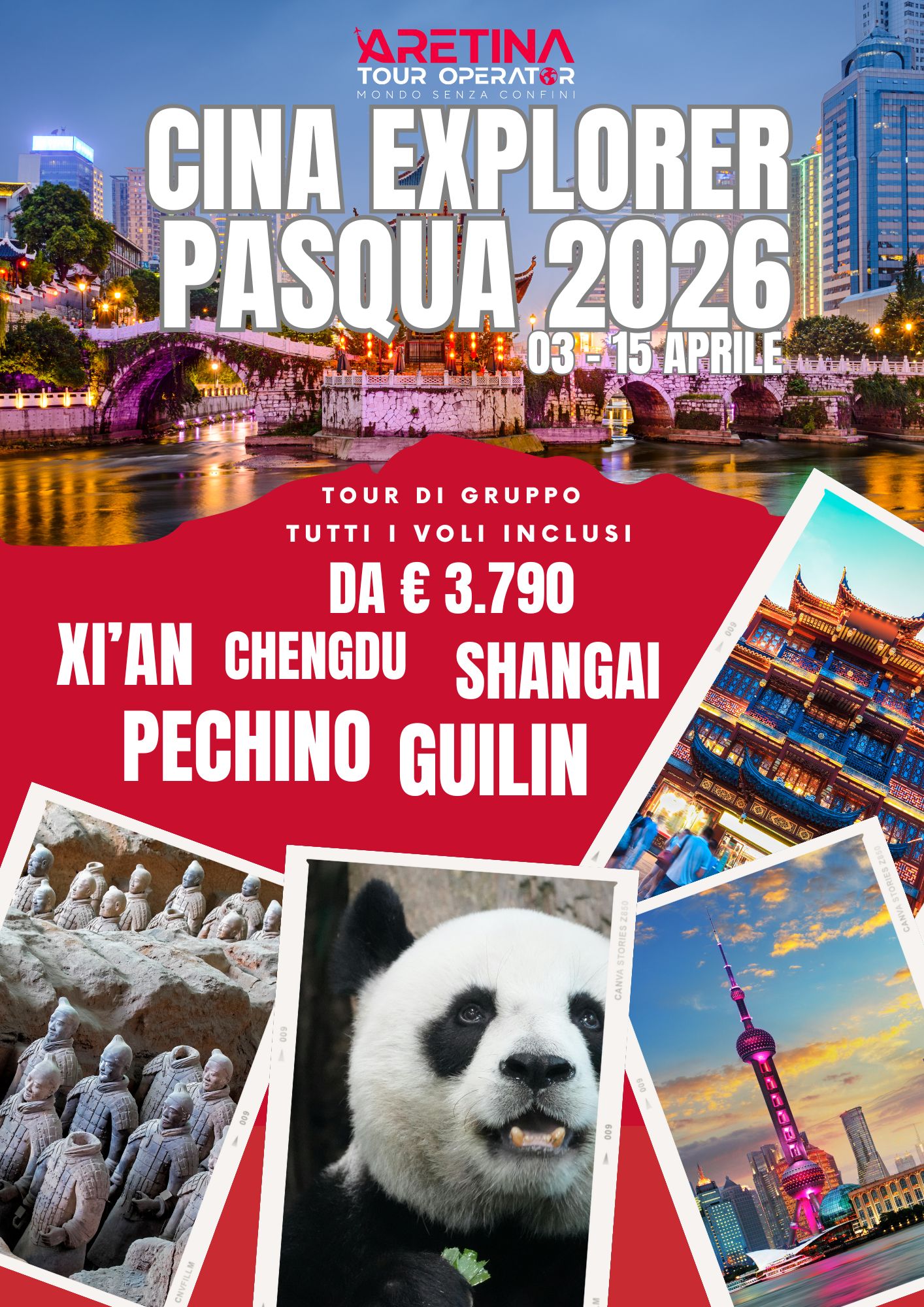 Pasqua Cina tour gruppo offerte