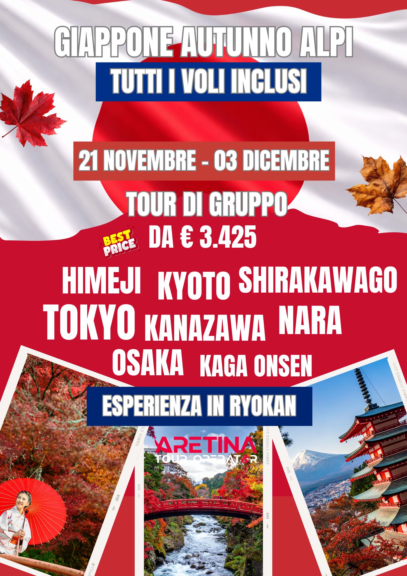 viaggio di gruppo Giappone Kanazawa Shirakawago