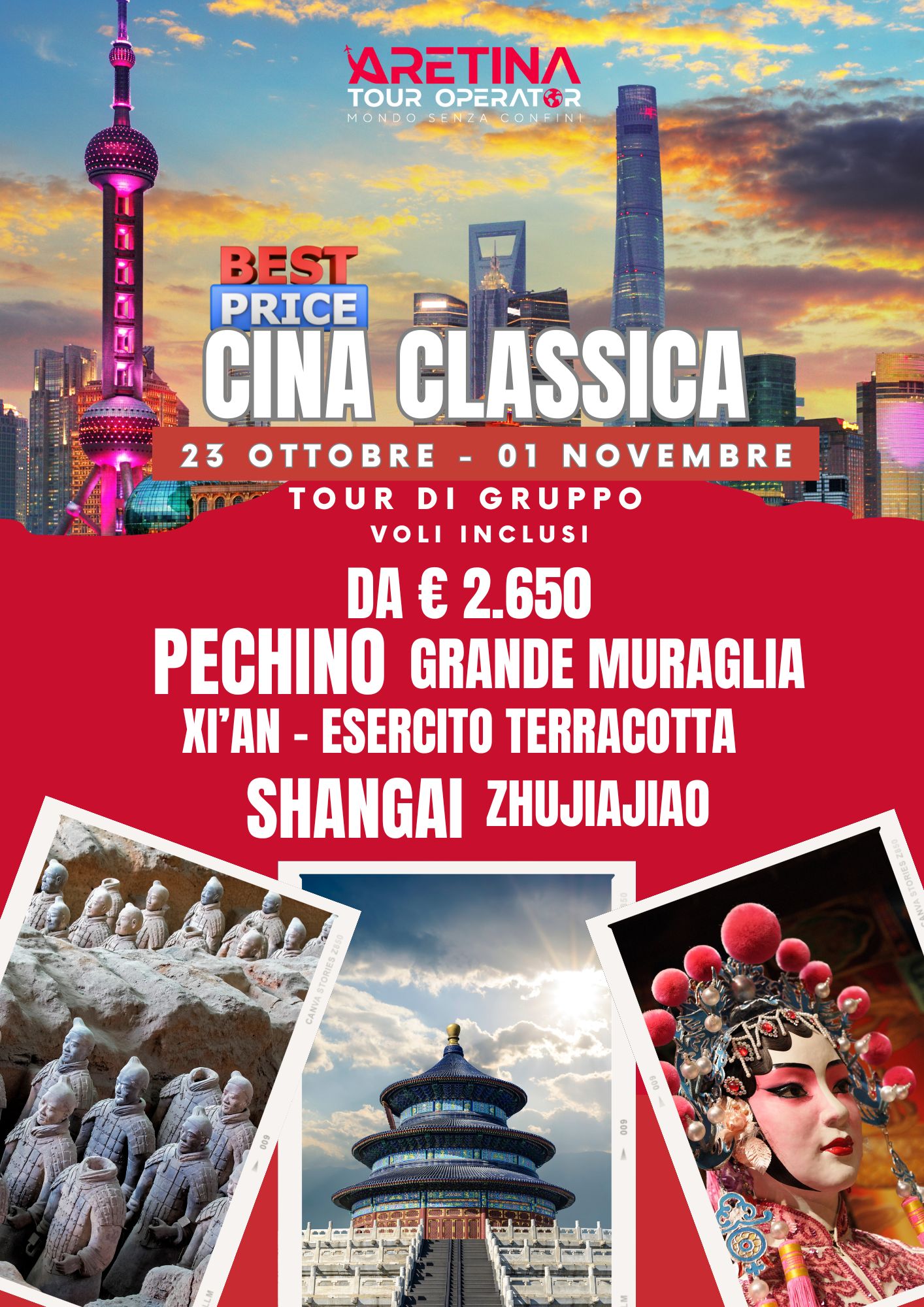 Cina economica e last minute offerte