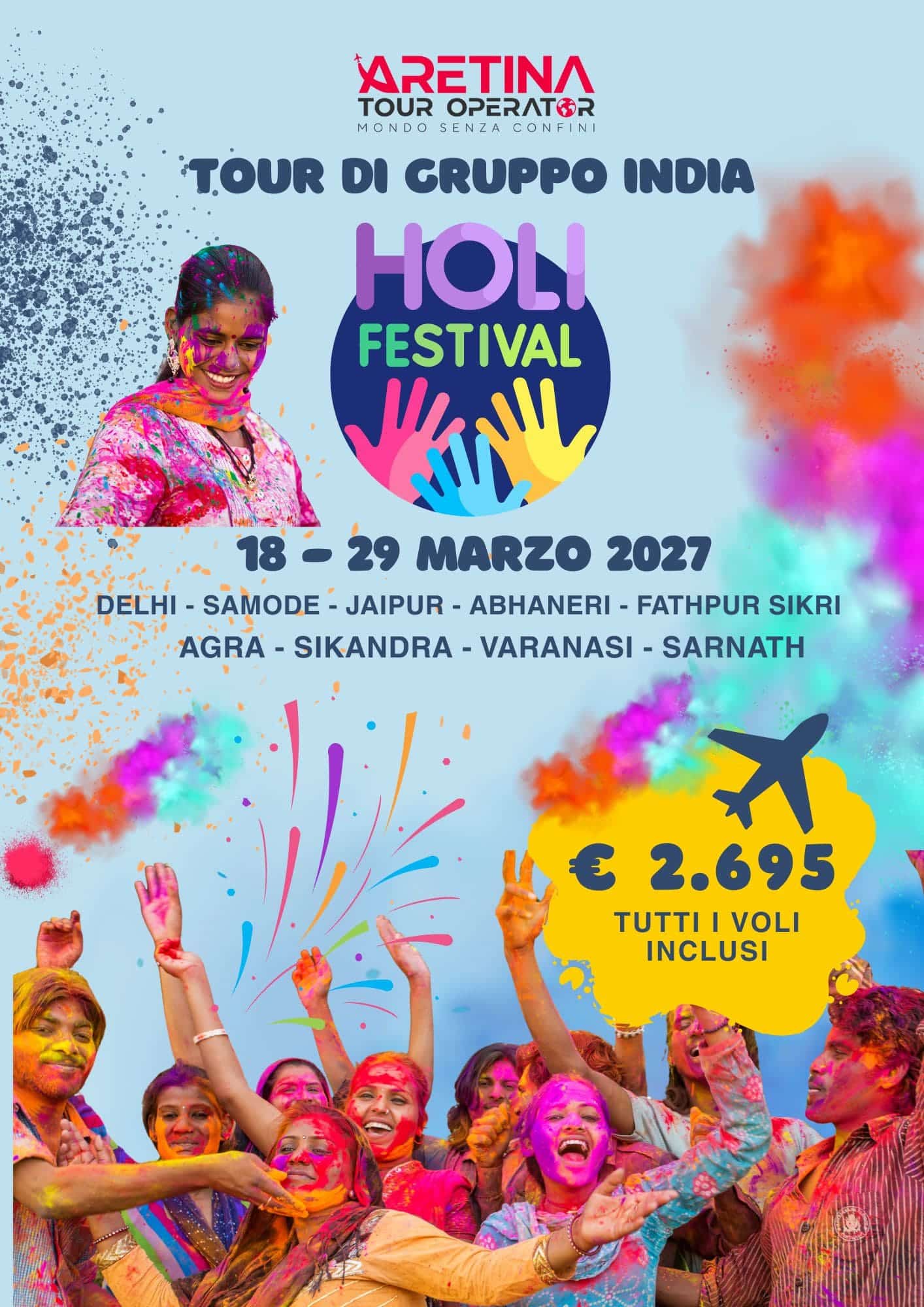 cosa è Holi Festival India date 2027
