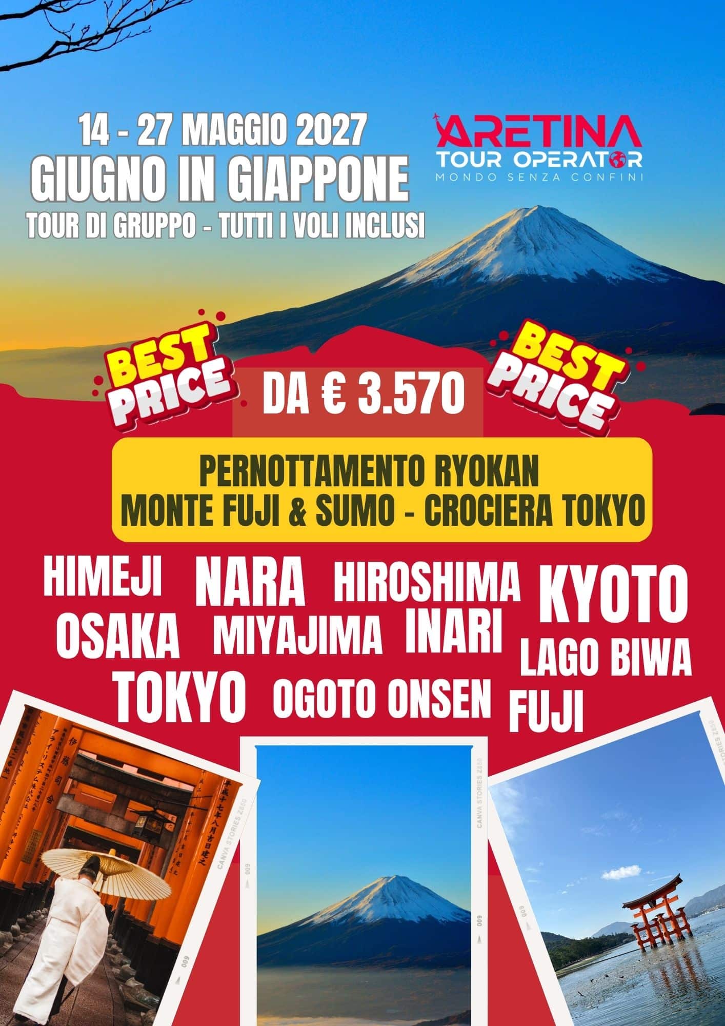 offerte tour Giappone primavera con ryokan